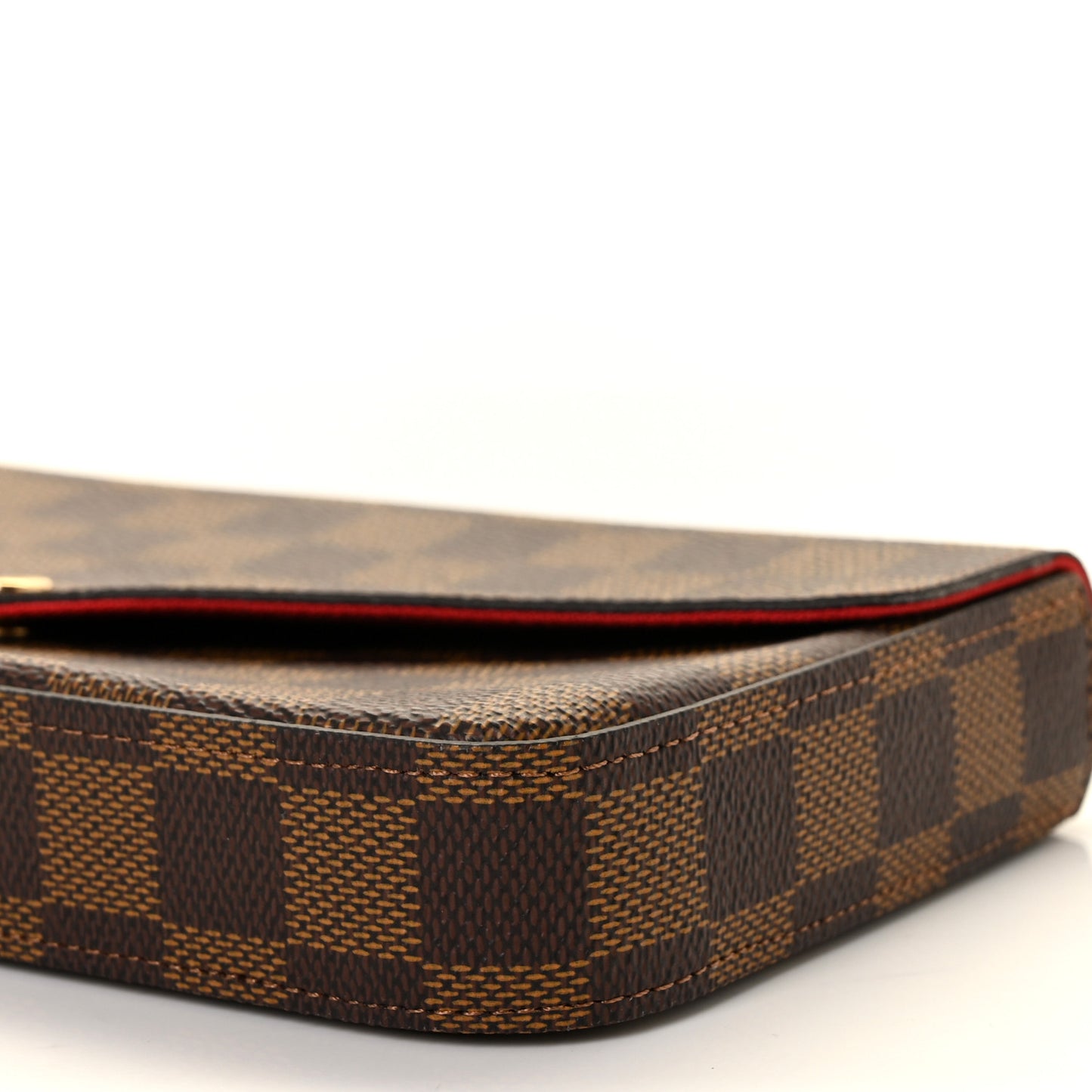 Damier Ebene Pochette Felicie Chain Wallet