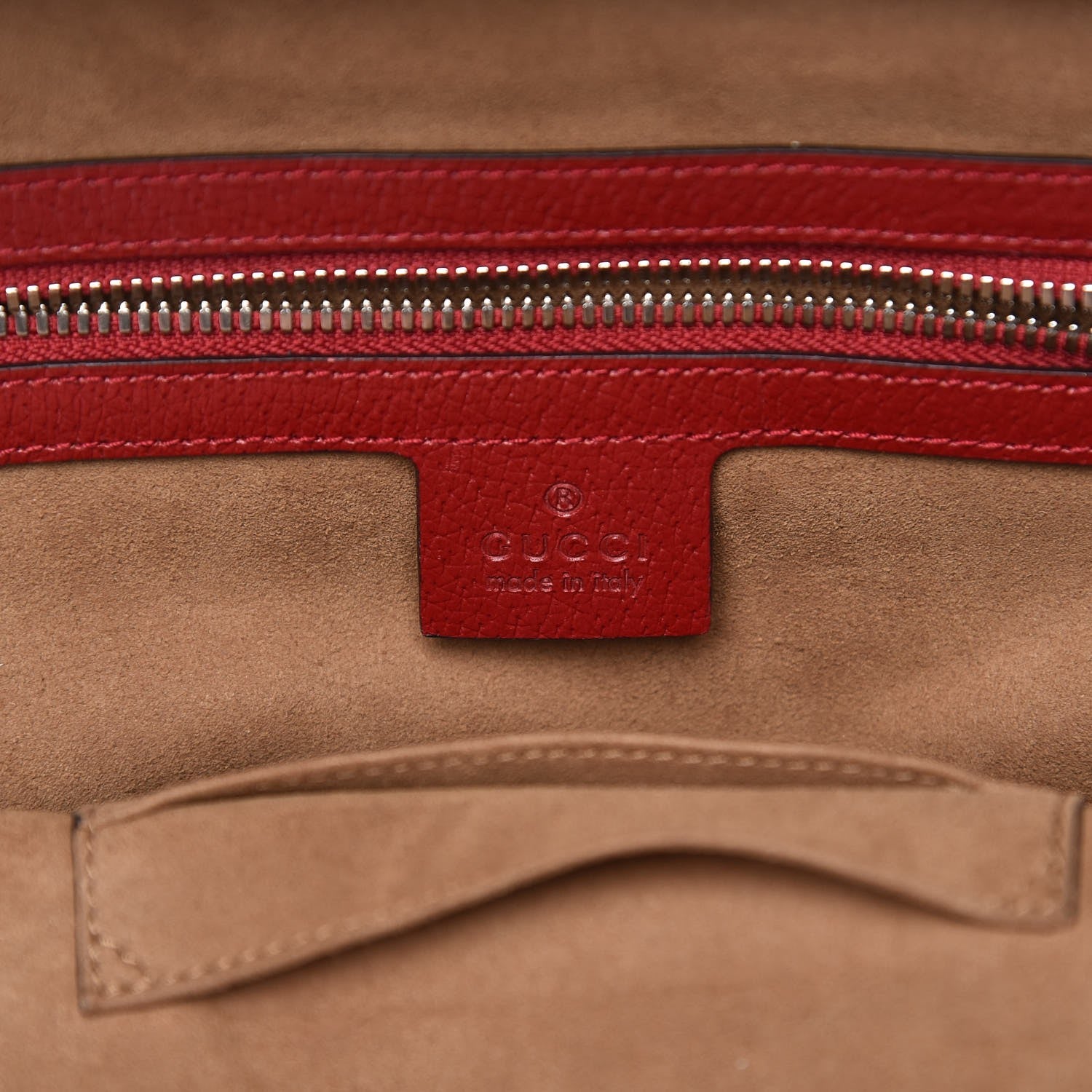 Gucci GG Supreme Monogram Tian Web Small Day Backpack Beige Multicolor Red 6 of 8