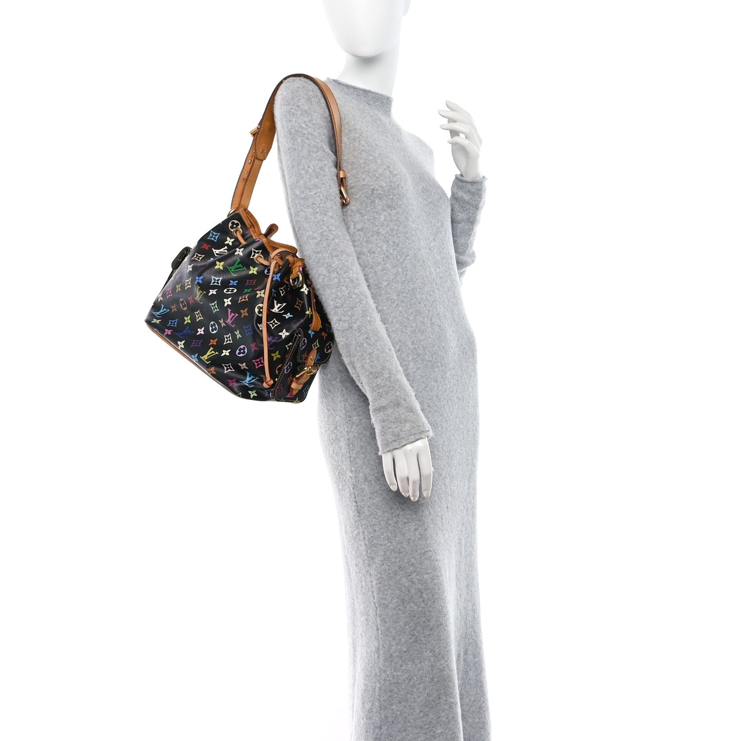 Monogram Multicolor Petit Noe Black
