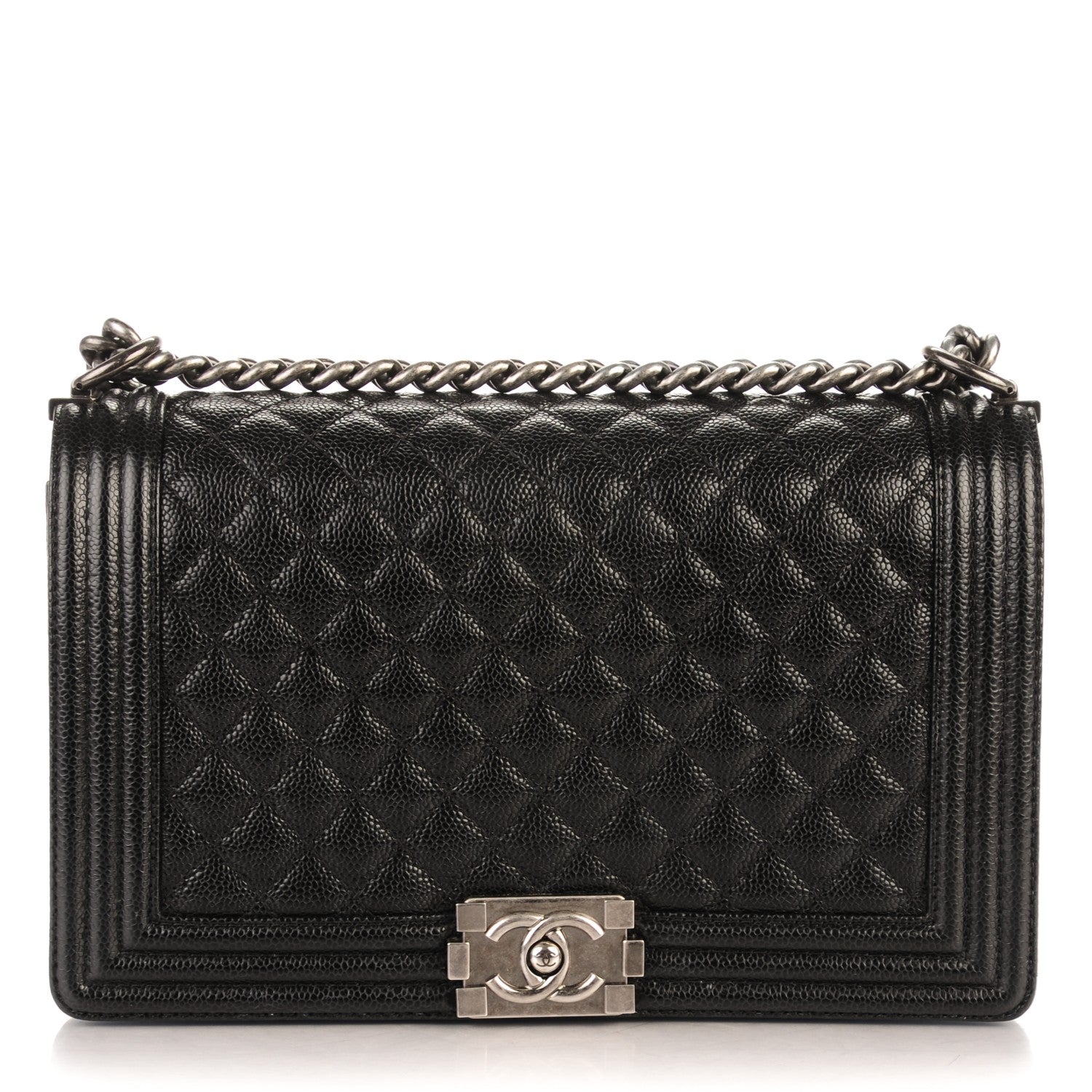 Chanel Caviar Quilted New Medium Boy Flap Black 1 of 7
