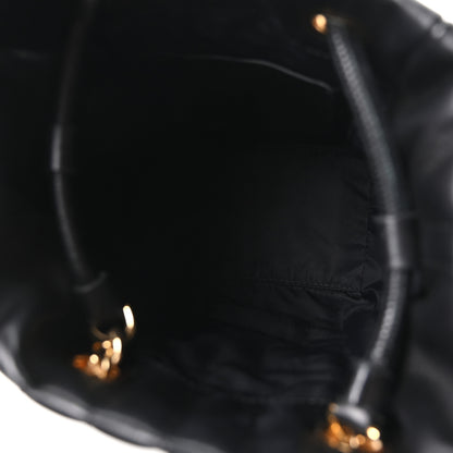 Burberry Lambskin Quilted Mini Lola Backpack Black 5 of 9