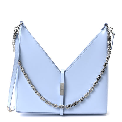Givenchy Box Calfskin Small Cut Out Shoulder Bag Light Blue 1 of 10