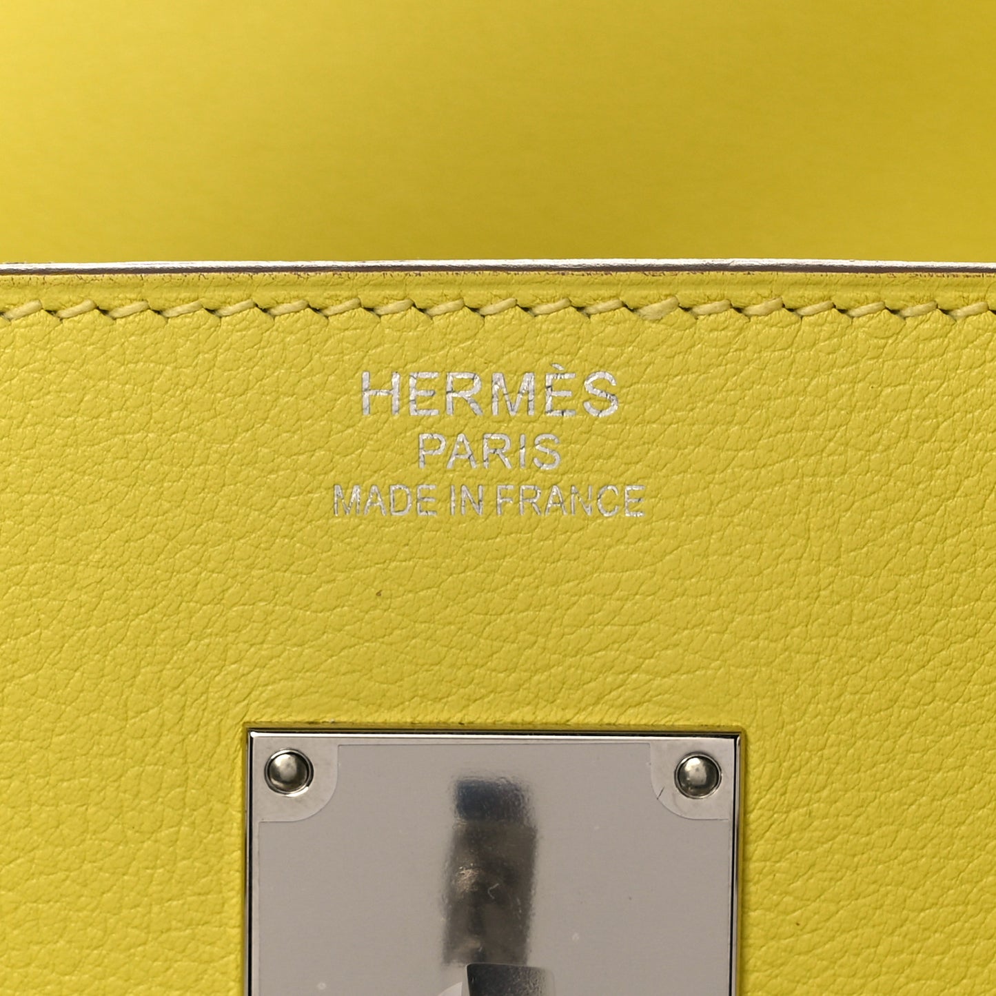 Toile De Camp Evercolor HAC Birkin 40 Ficelle Lime