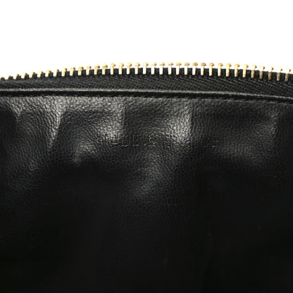 Chanel Caviar Vanity Cosmetic Case Black 7 of 11