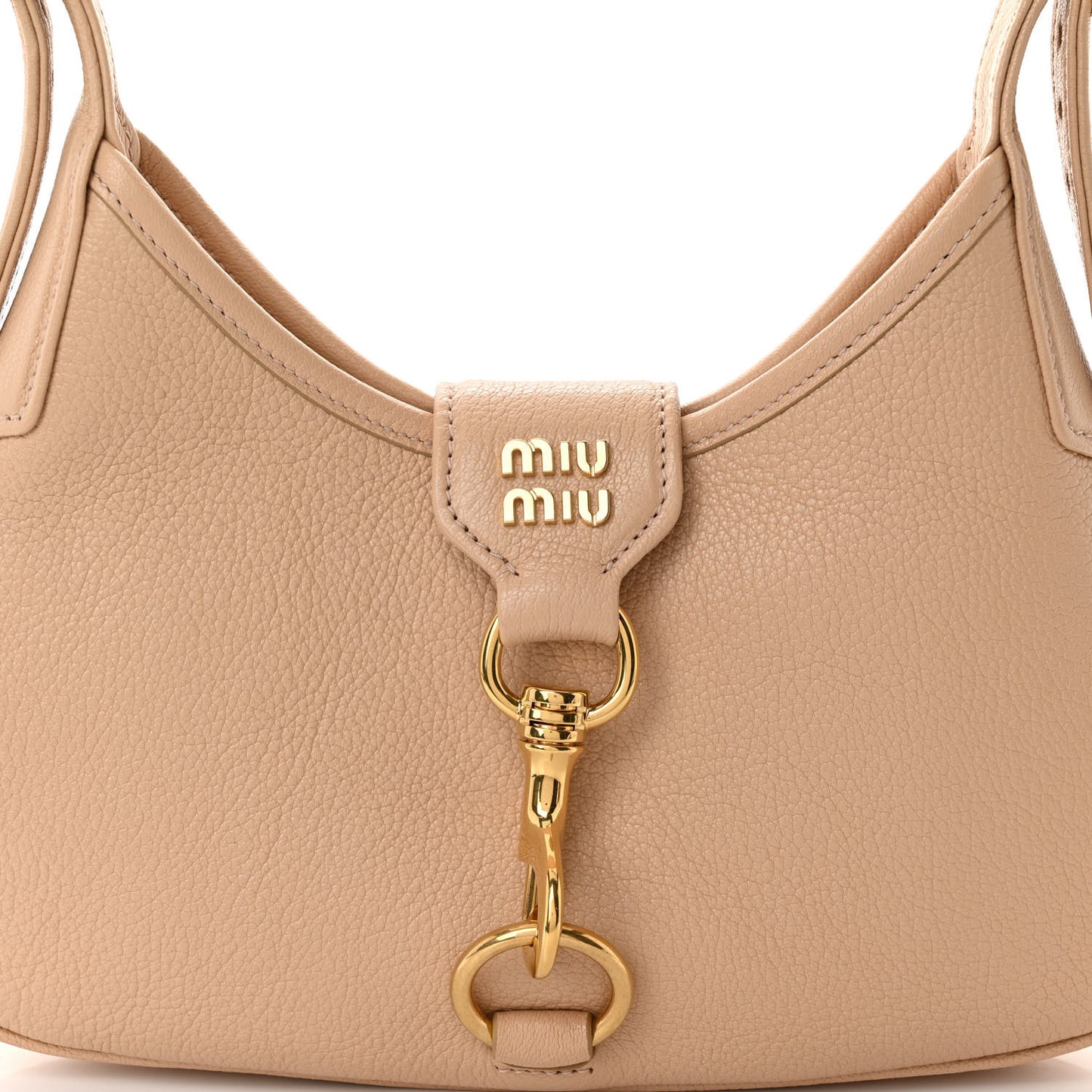Calfskin Madras Hobo Bag Sabbia