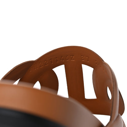 Hermes Nappa Extra Sandals 37 Naturel 8 of 9