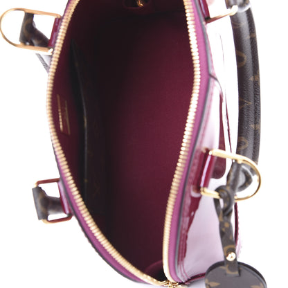 Louis Vuitton Patent Monogram Alma BB Magenta 4 of 12