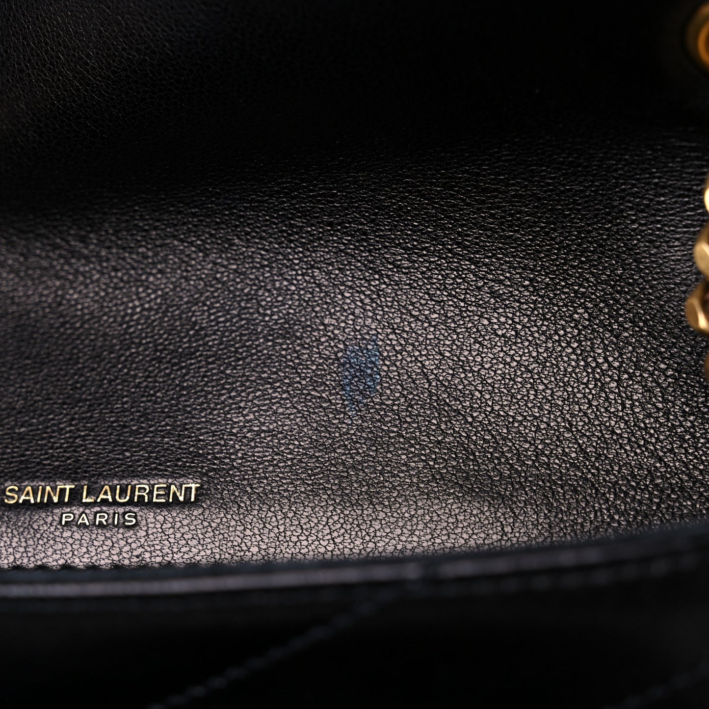 Lambskin Matelasse Monogram Baby Niki Chain Satchel Black