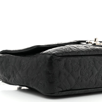 Chanel Calfskin Embossed Large Lucky Symbols Flap Black 9 of 10