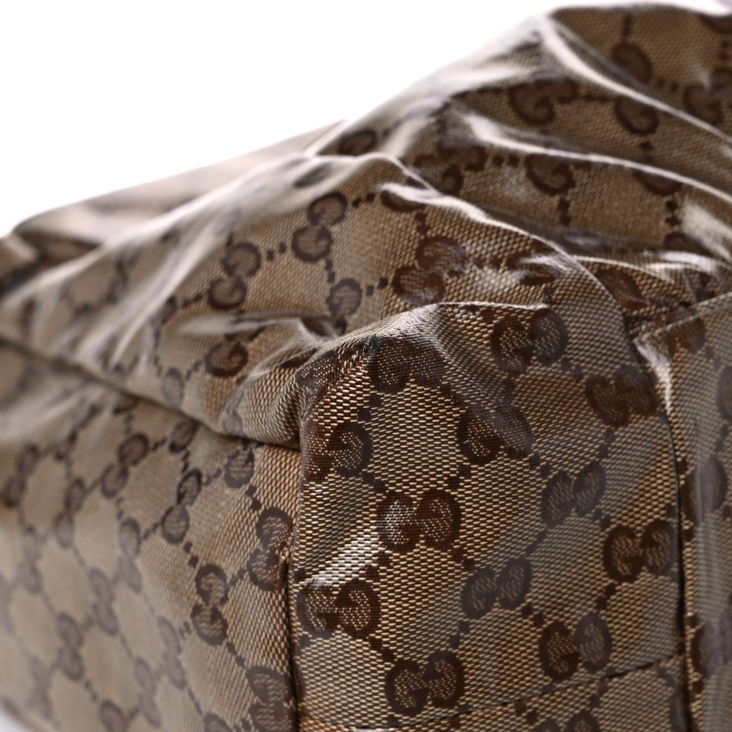 Crystal Monogram Medium Hysteria Tote Brown