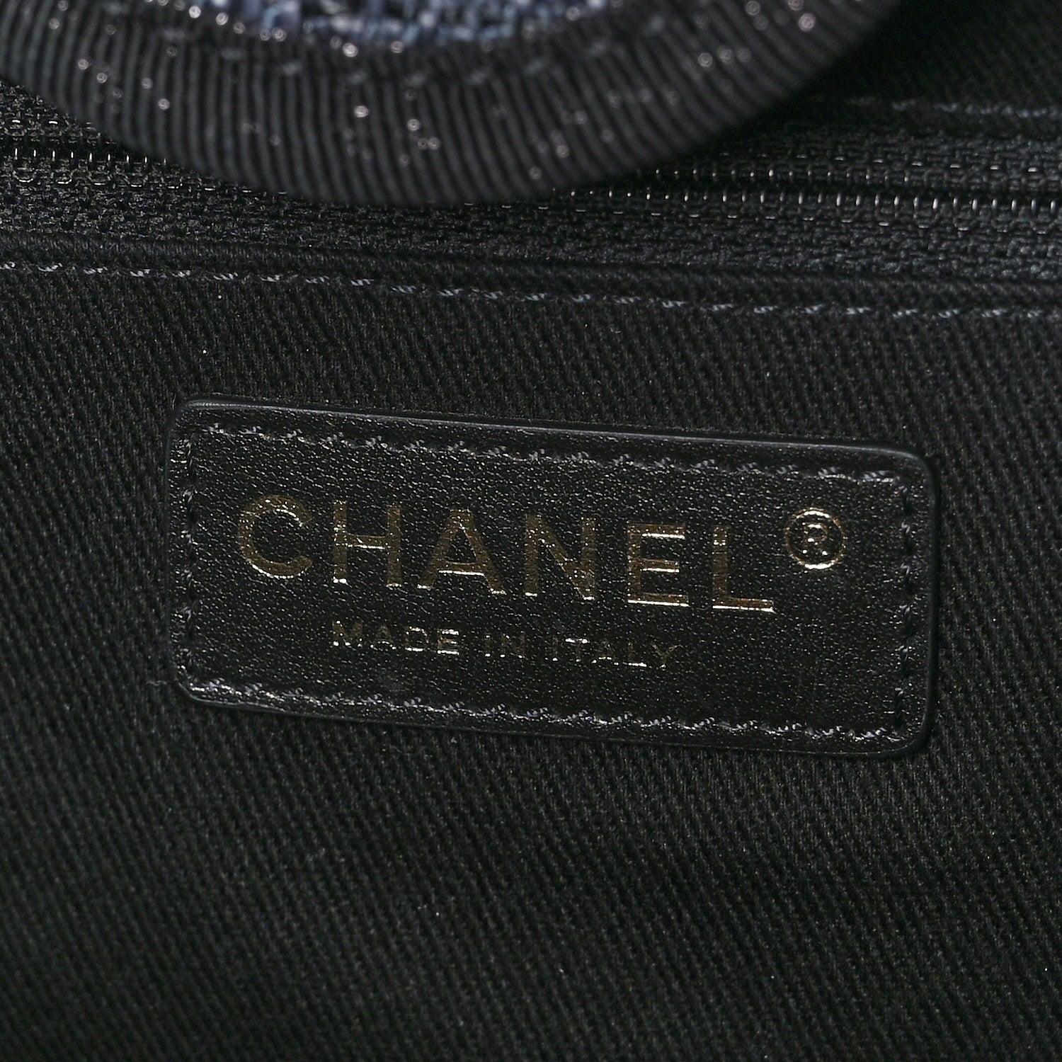 Chanel Lurex Boucle Medium Deauville Tote Black 6 of 12