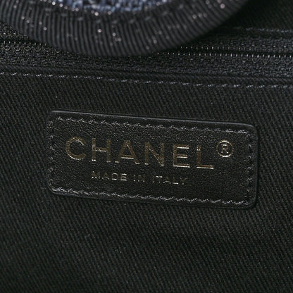 Chanel Lurex Boucle Medium Deauville Tote Black 6 of 12