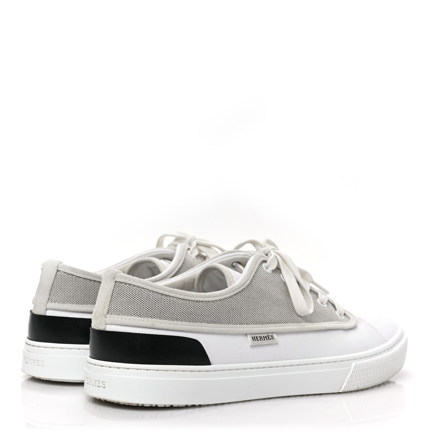 Canvas Goatskin Mens Envy Sneakers 40 Prunoir Blanc