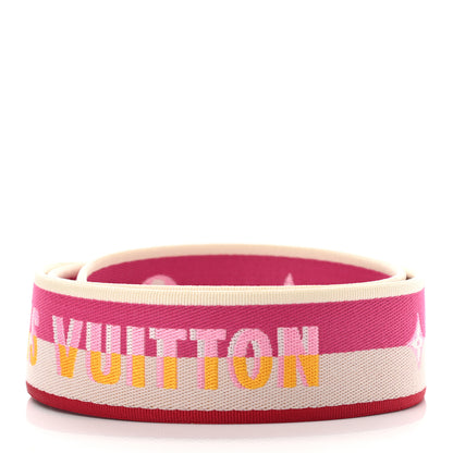 Louis Vuitton Jacquard Speedy Bandouliere 20 Shoulder Strap Fuchsia 2 of 3