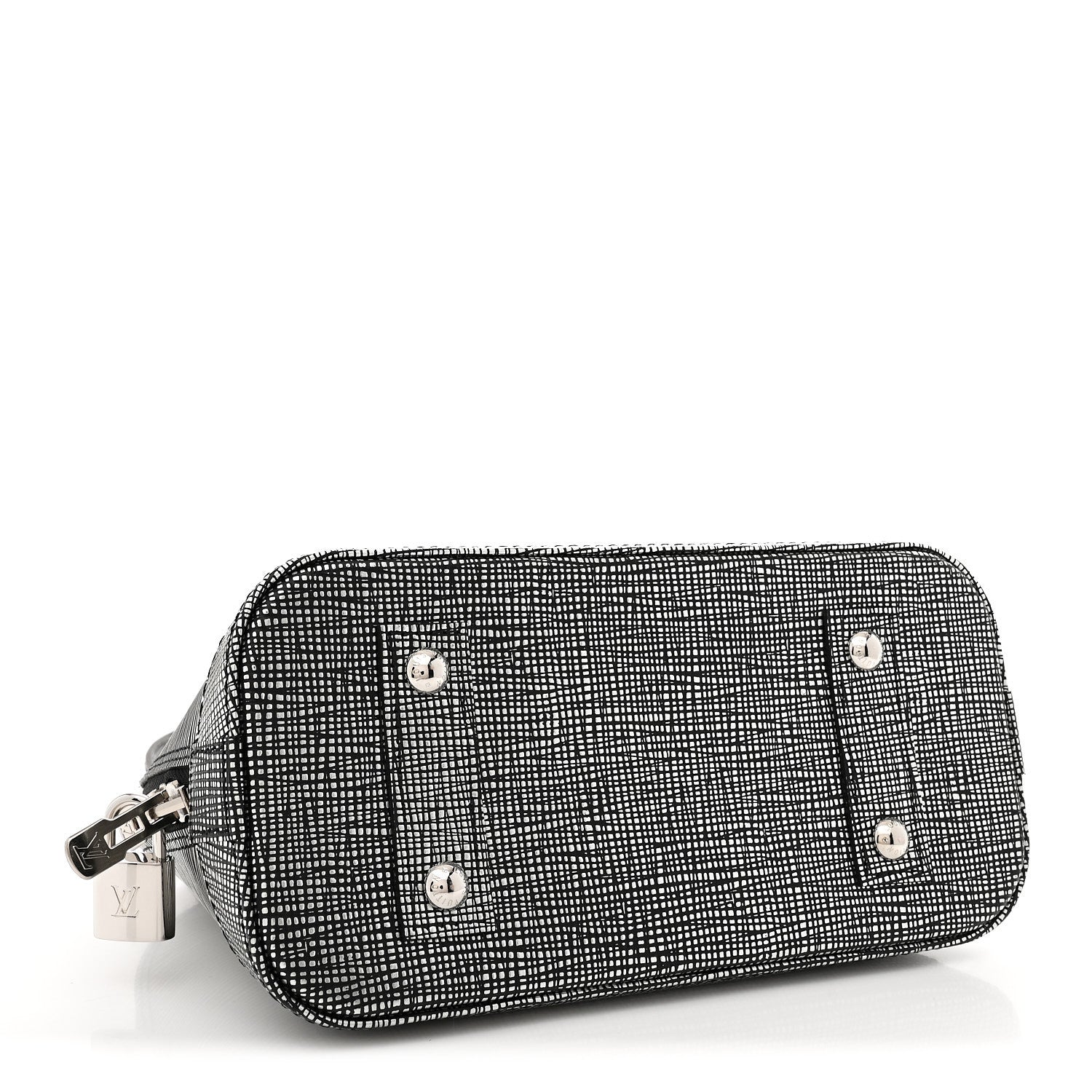 Louis Vuitton Epi Alma BB Platine 4 of 10