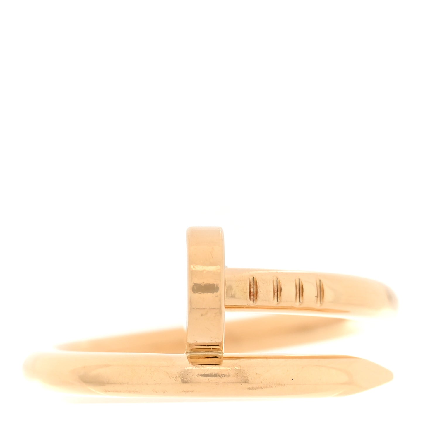 18K Yellow Gold Juste Un Clou Ring 55 7.25
