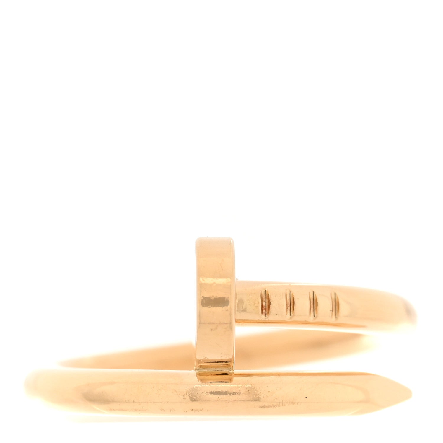 Cartier 18K Yellow Gold Juste Un Clou Ring 55 7.25 1 of 6