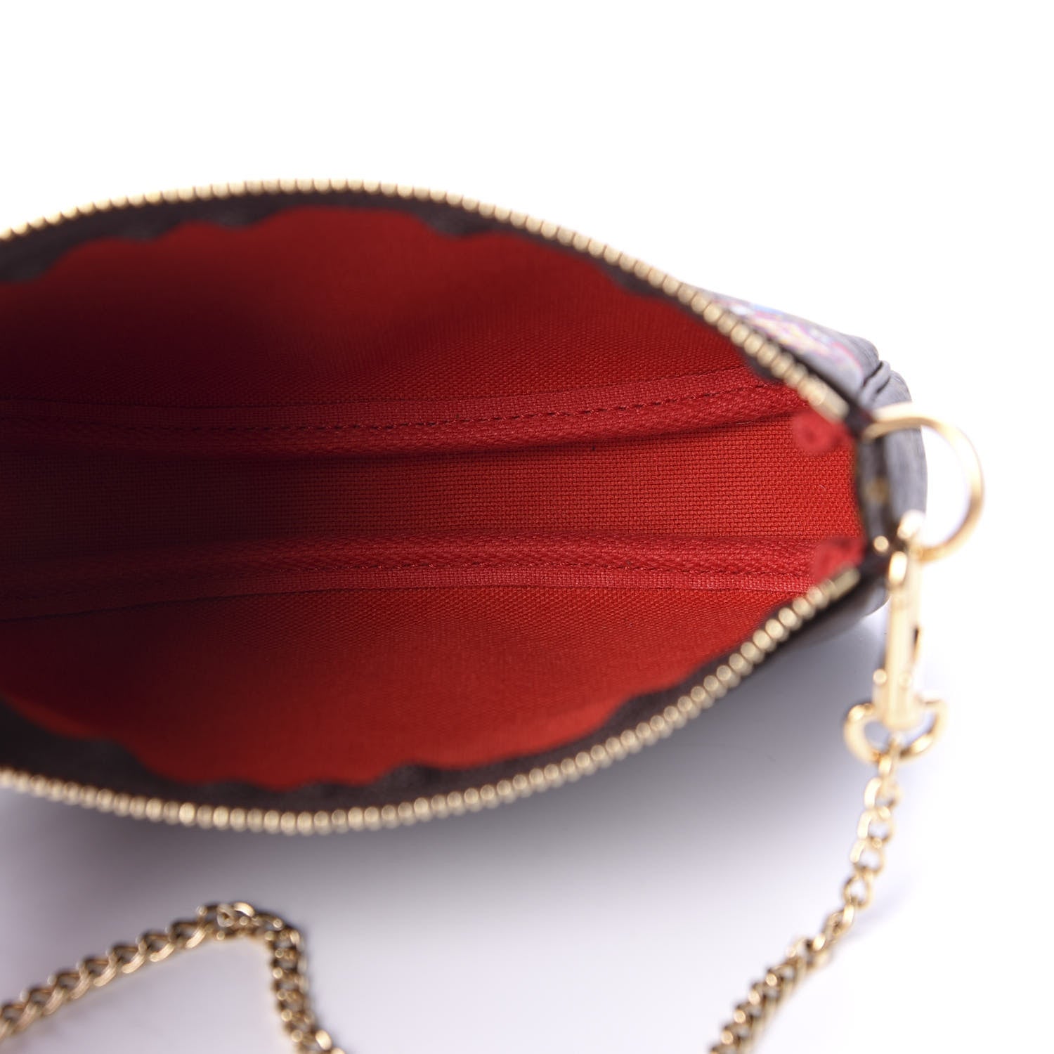 Louis Vuitton Monogram 2020 Christmas Animation Bumper Cars Mini Pochette Accessories Coquelicot 11 of 20