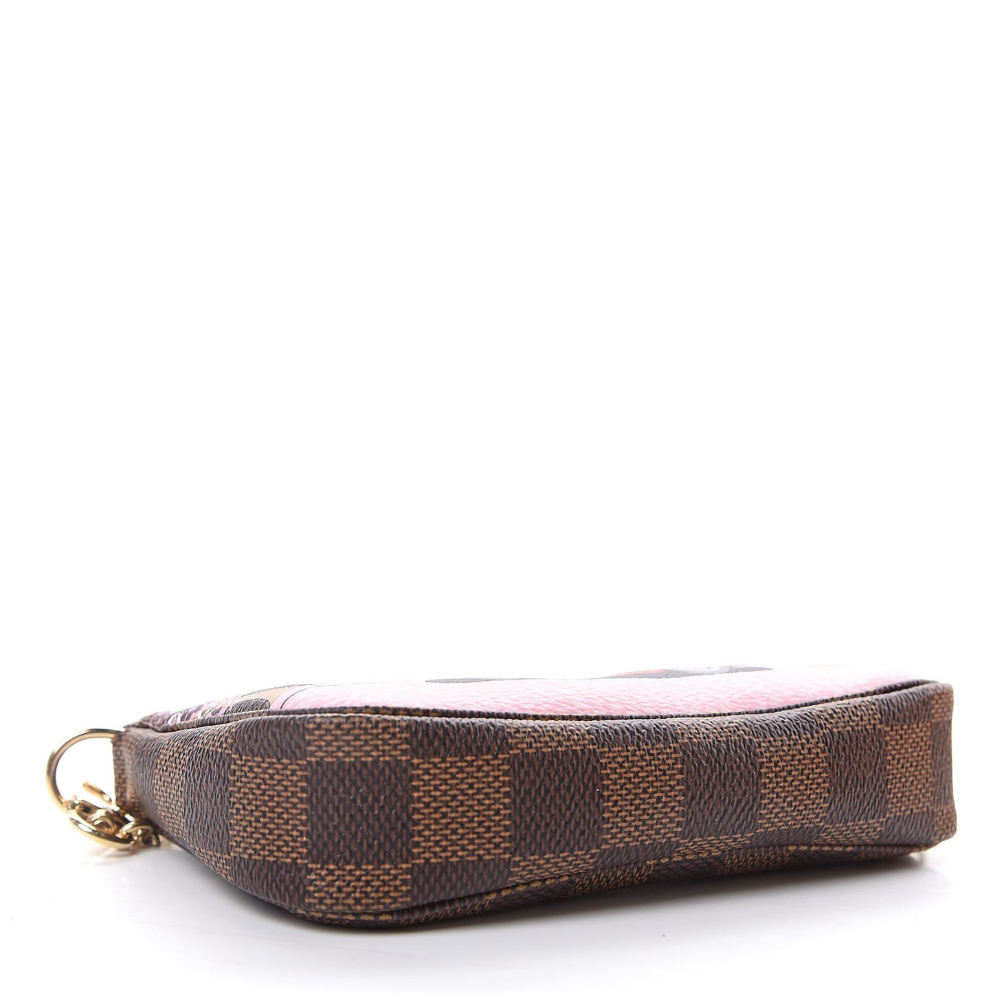 Damier Ebene 2019 Christmas Animation Mini Pochette Accessories Red