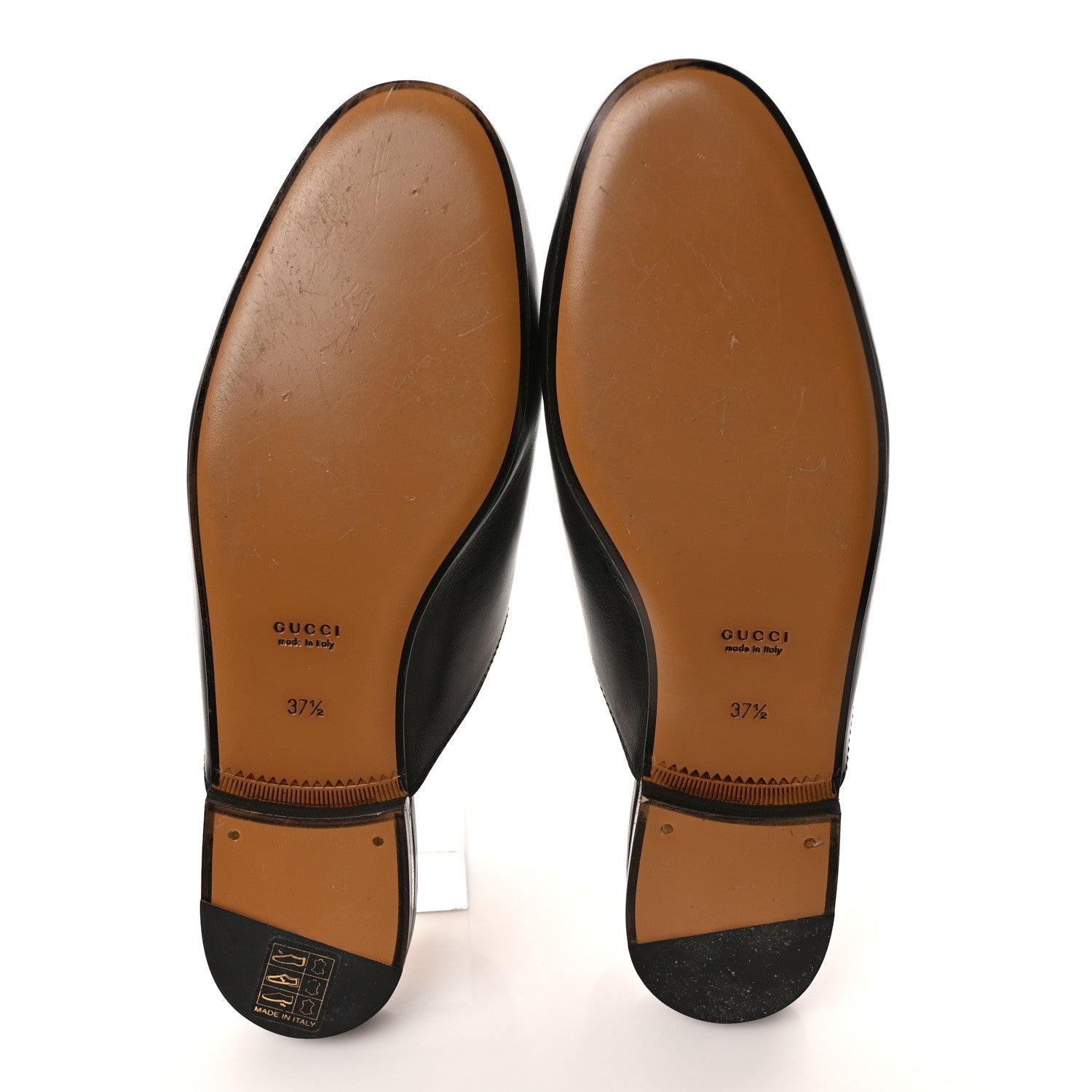 Gucci Calfskin Womens Princetown Slippers 37.5 Black 4 of 8