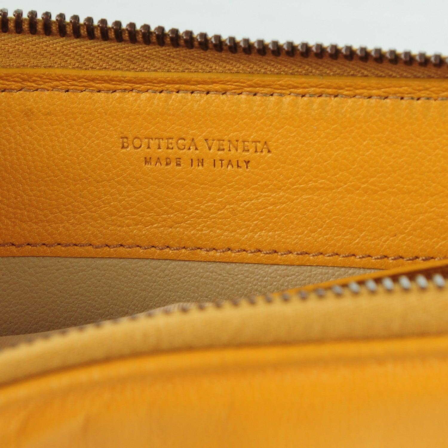 Bottega Veneta Nappa Intrecciato Bi-Color Zip Around Wallet 7 of 9