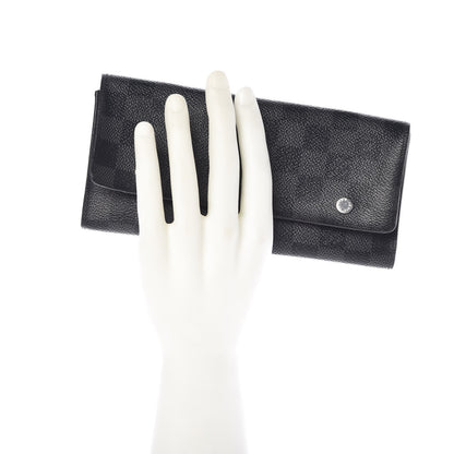 Louis Vuitton Damier Graphite Portefeuille Long Modulable Wallet 2 of 9