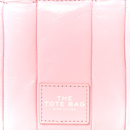 Marc Jacobs Shiny Crinkled Calfskin Mini The Tote Bag Pink 8 of 10