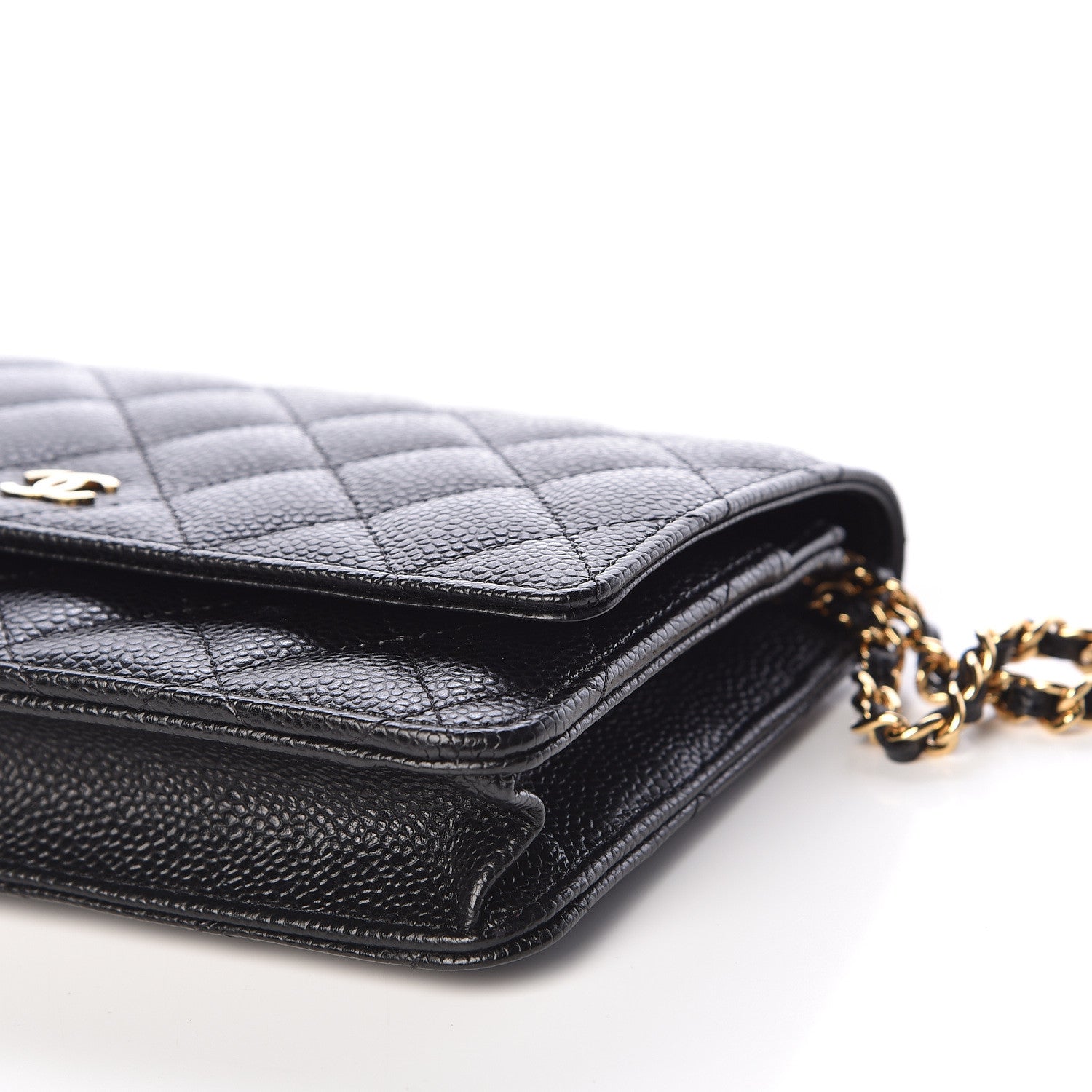 Chanel Caviar Quilted Wallet On Chain WOC Black 6 of 12