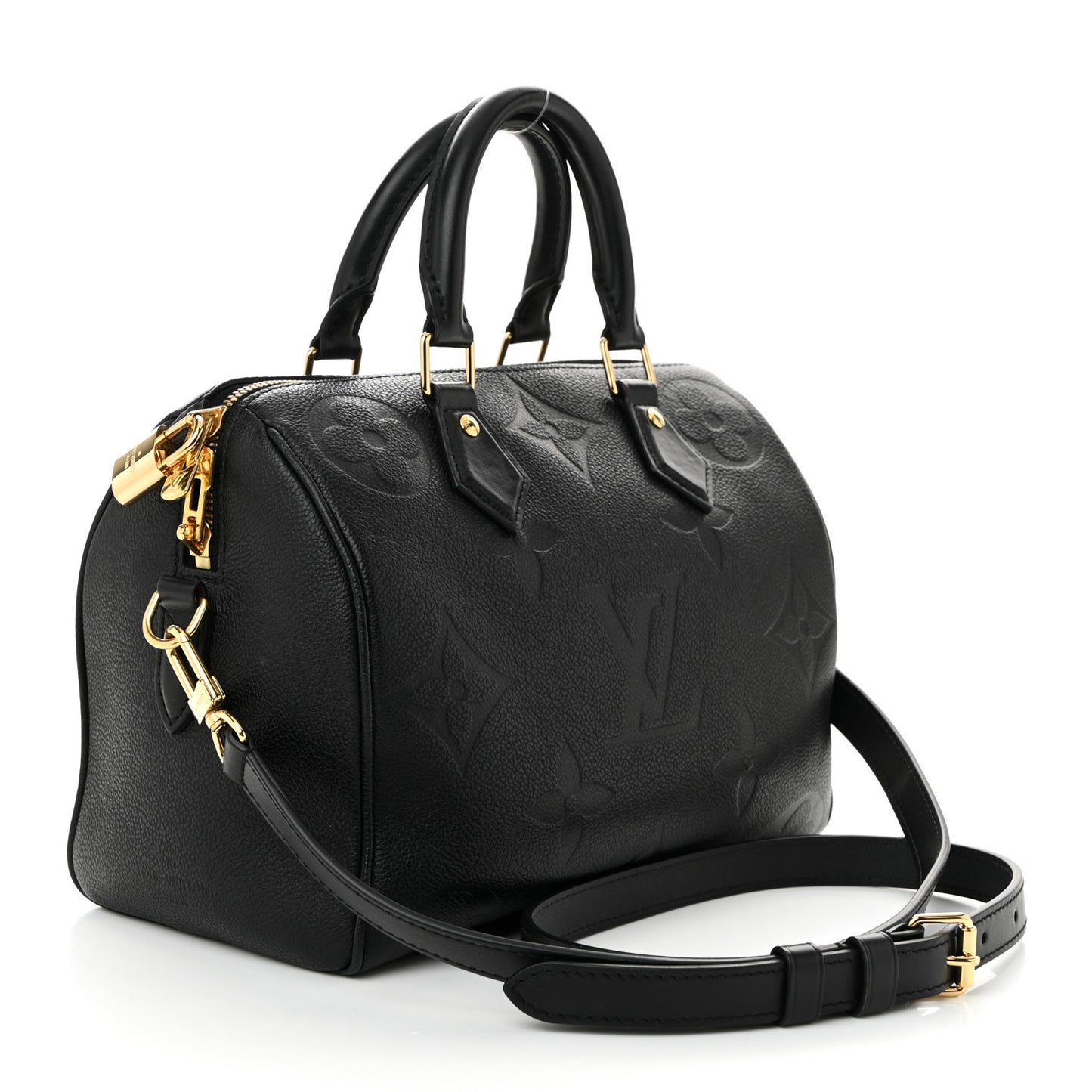 Empreinte Monogram Giant Speedy Bandouliere 25 Black