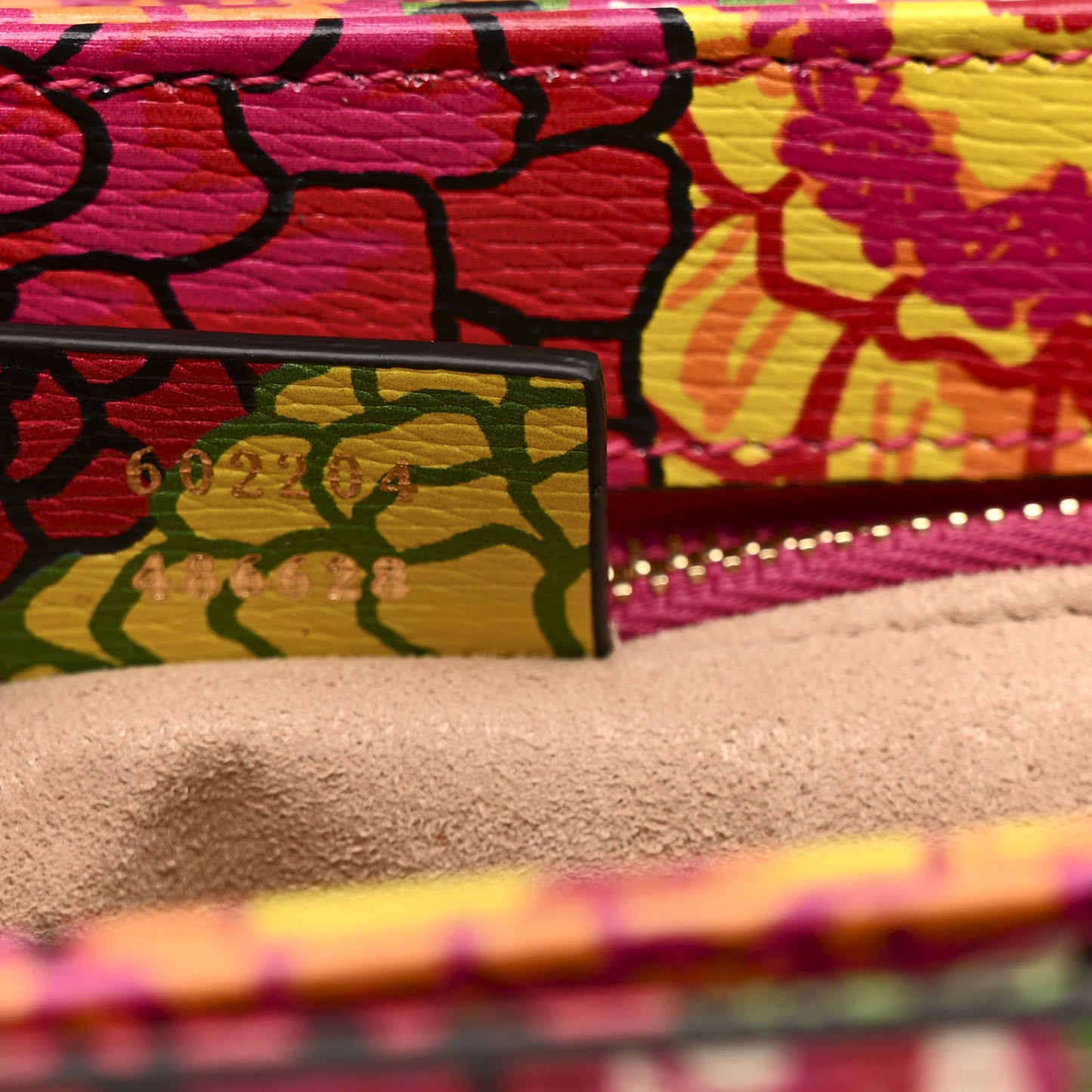 X KEN SCOTT New Shangai Calfskin Pomponica Print Horsebit 1955 Shoulder Bag Multicolor Fuxia Pompon