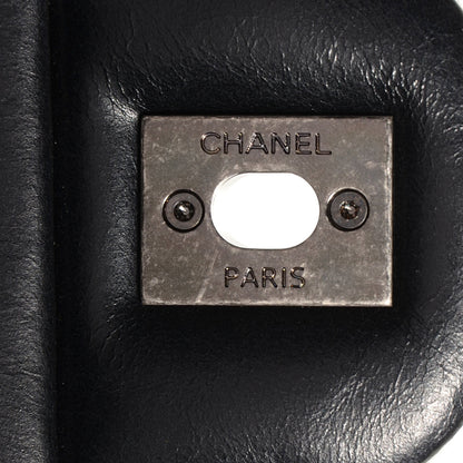 Chanel Calfskin Quilted Large Single Flap Black 8 of 9