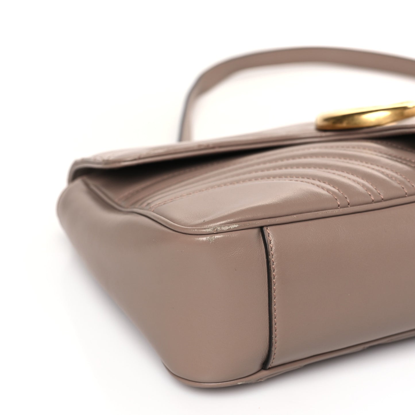 Calfskin Matelasse Medium GG Marmont Shoulder Bag Porcelain Rose