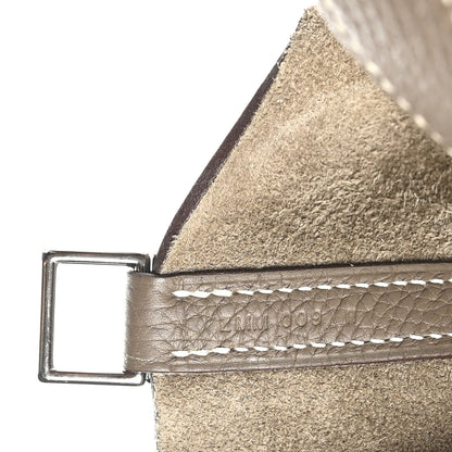 Hermes Taurillon Clemence Picotin Lock 18 PM Etoupe 6 of 13