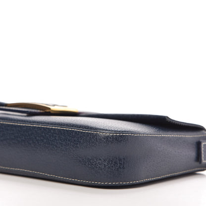Fendi Boarskin Baguette Navy Blue 7 of 11