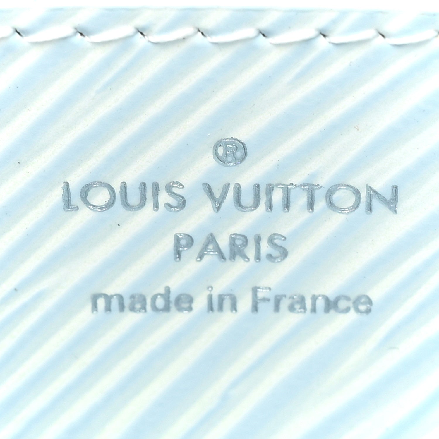 Louis Vuitton Epi Chain Shoulder Bag Icy Blue 7 of 10