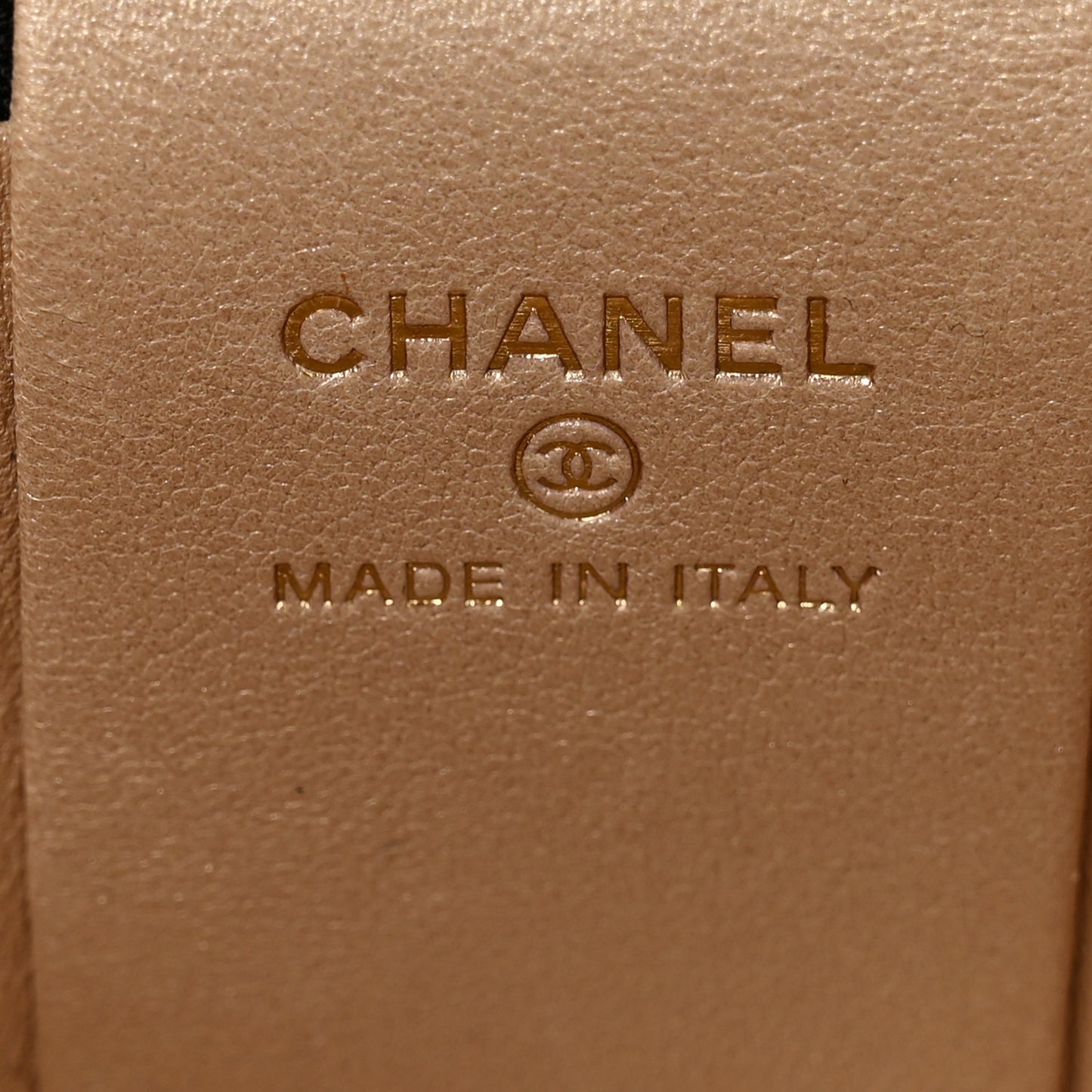 Lambskin Quilted Ruched Handle Vanity Case Black