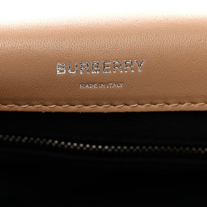 Burberry Lambskin Quilted Medium Lola Bag Camel 7 of 9