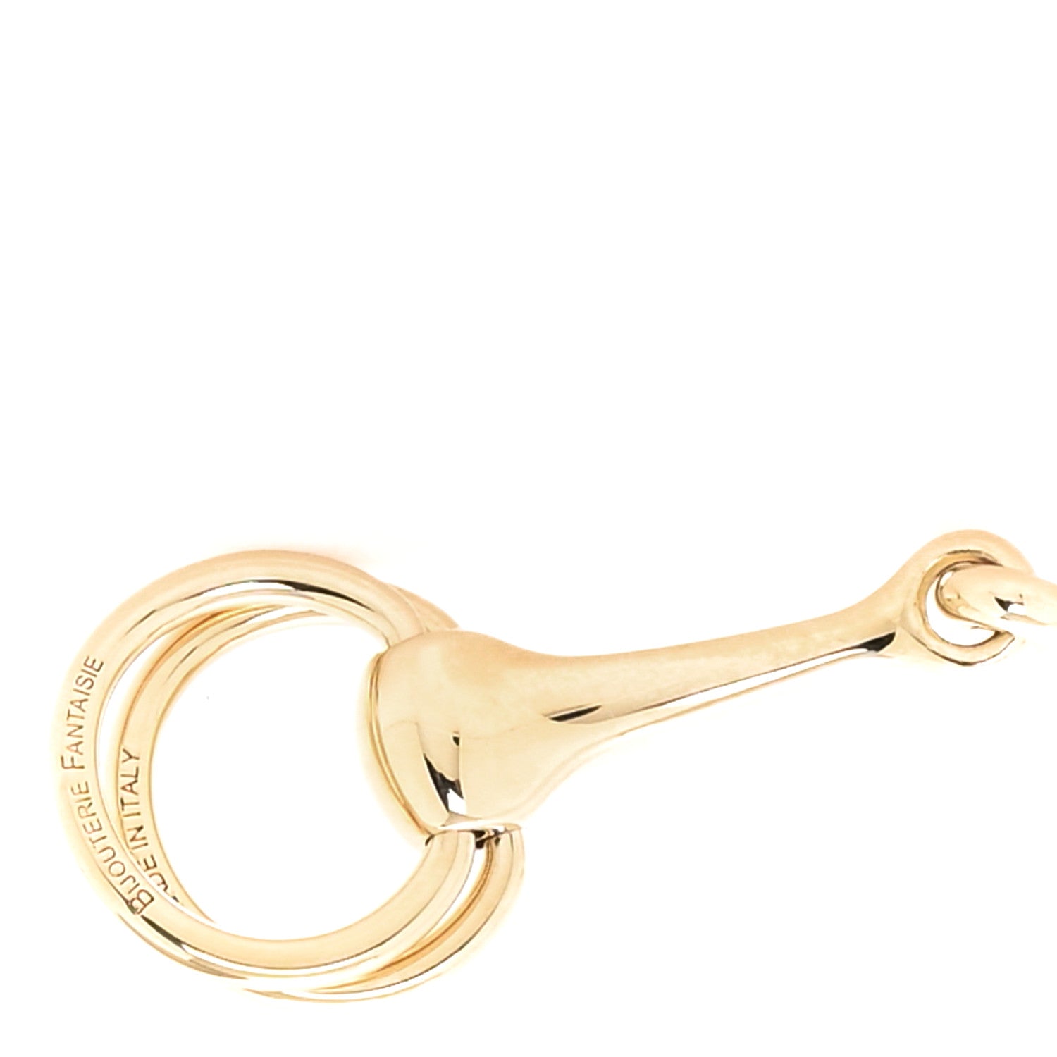 Hermes Palladium Mors Scarf Ring Gold 3 of 3