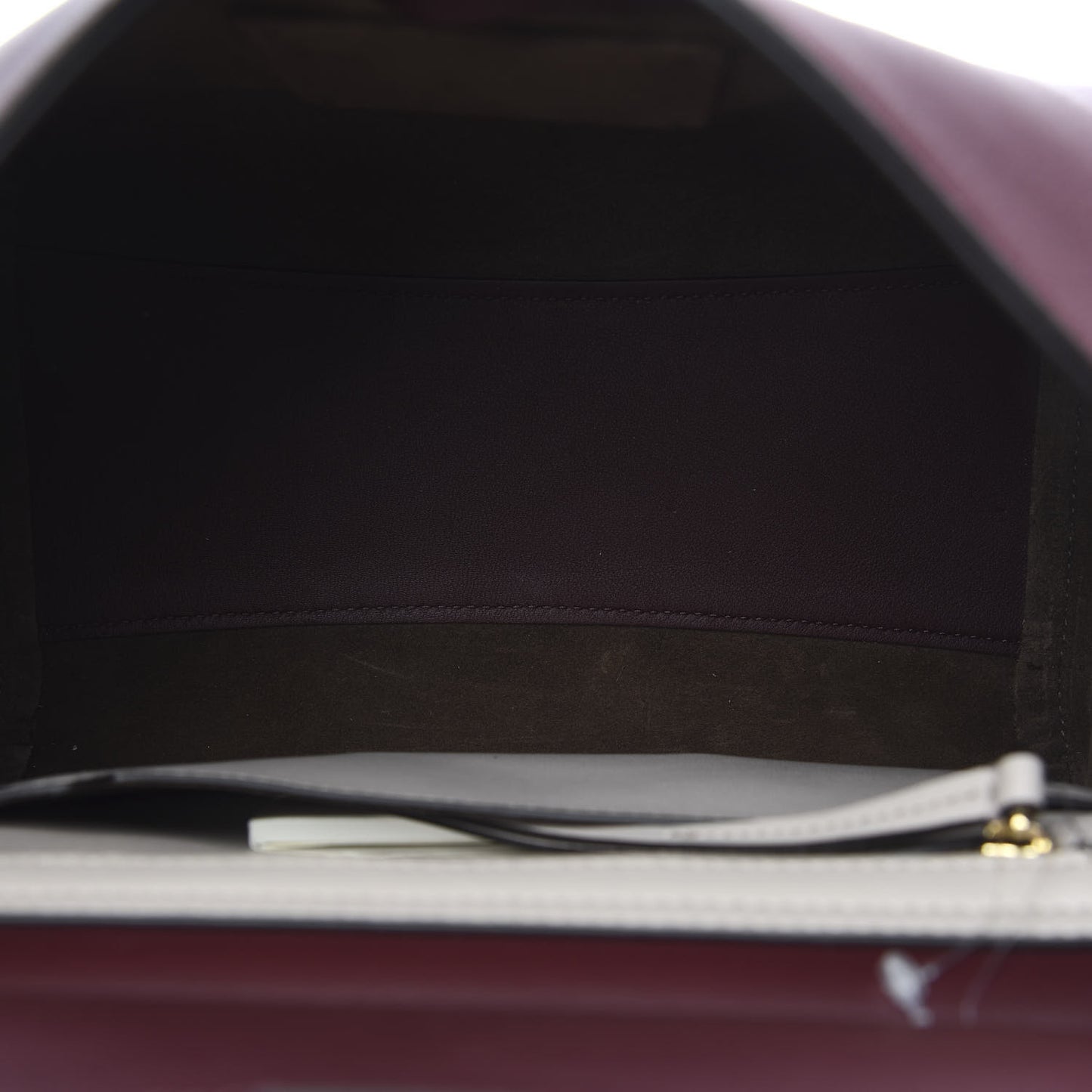 Calfskin Small Mystic Shoulder Bag Aubergine