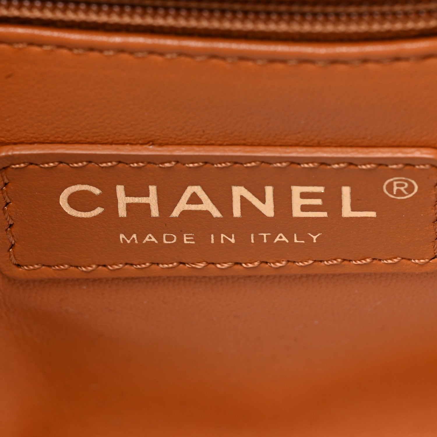 Chanel Caviar Quilted Mini Coco Handle Flap Light Brown 7 of 15