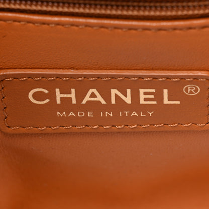 Chanel Caviar Quilted Mini Coco Handle Flap Light Brown 7 of 15