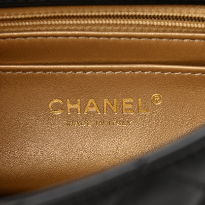 Chanel Lambskin Quilted Mini Rectangular Pearl Crush Flap Black 5 of 10