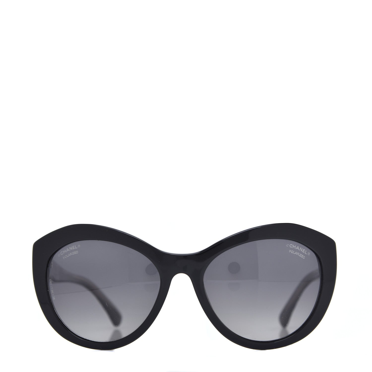 Chanel Acetate Lace Effect Sunglasses 5294 Black 2 of 8