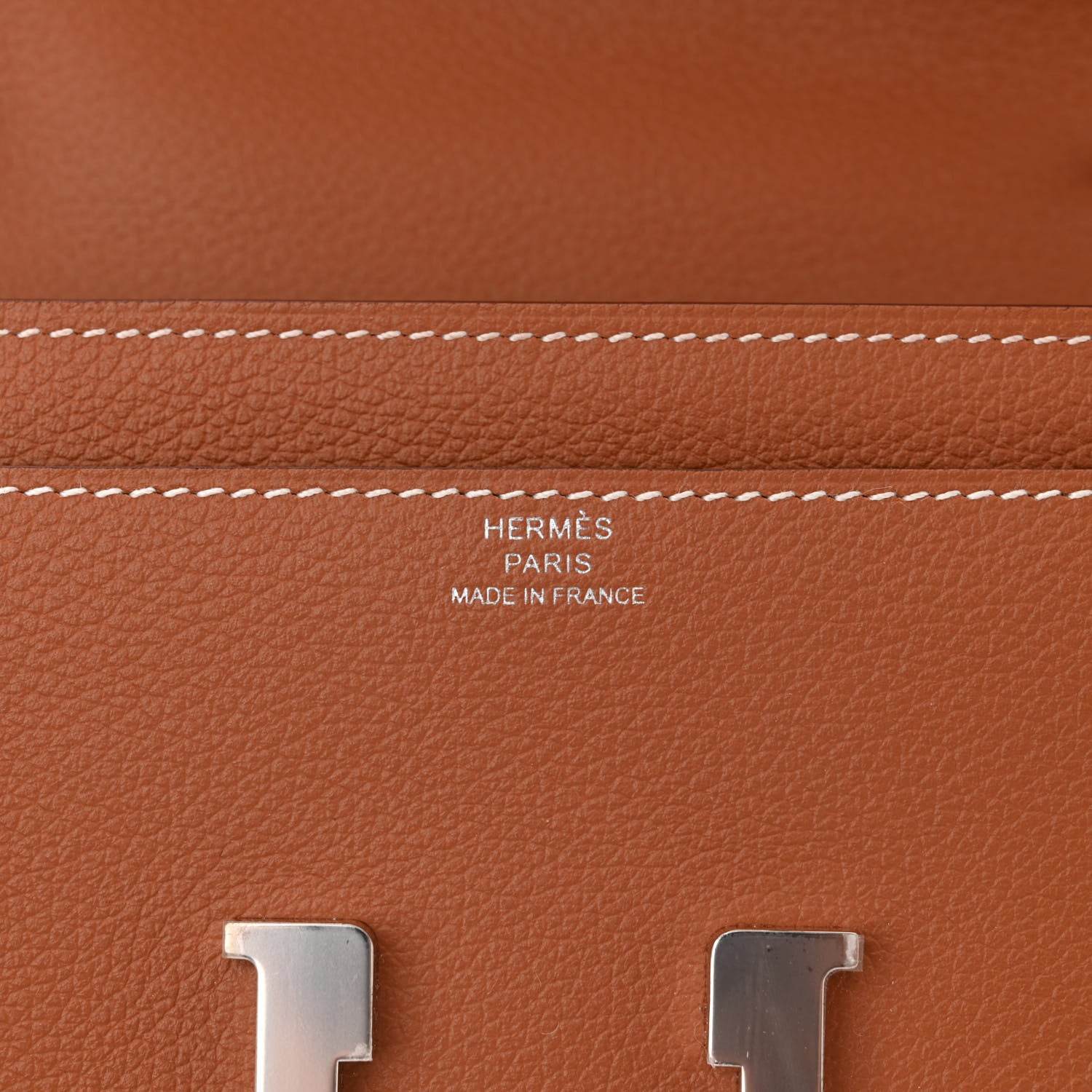 Hermes Evercolor Cavale Constance Long Wallet To Go Gold Multicolor 6 of 11