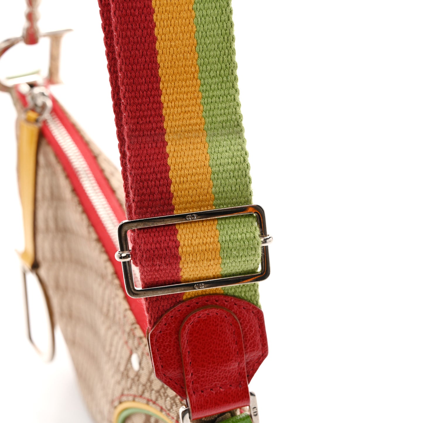 Monogram Rasta Saddle Pochette Beige