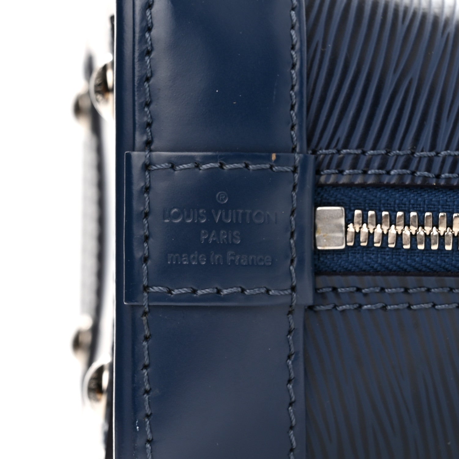 Louis Vuitton Epi Alma BB Indigo 6 of 14