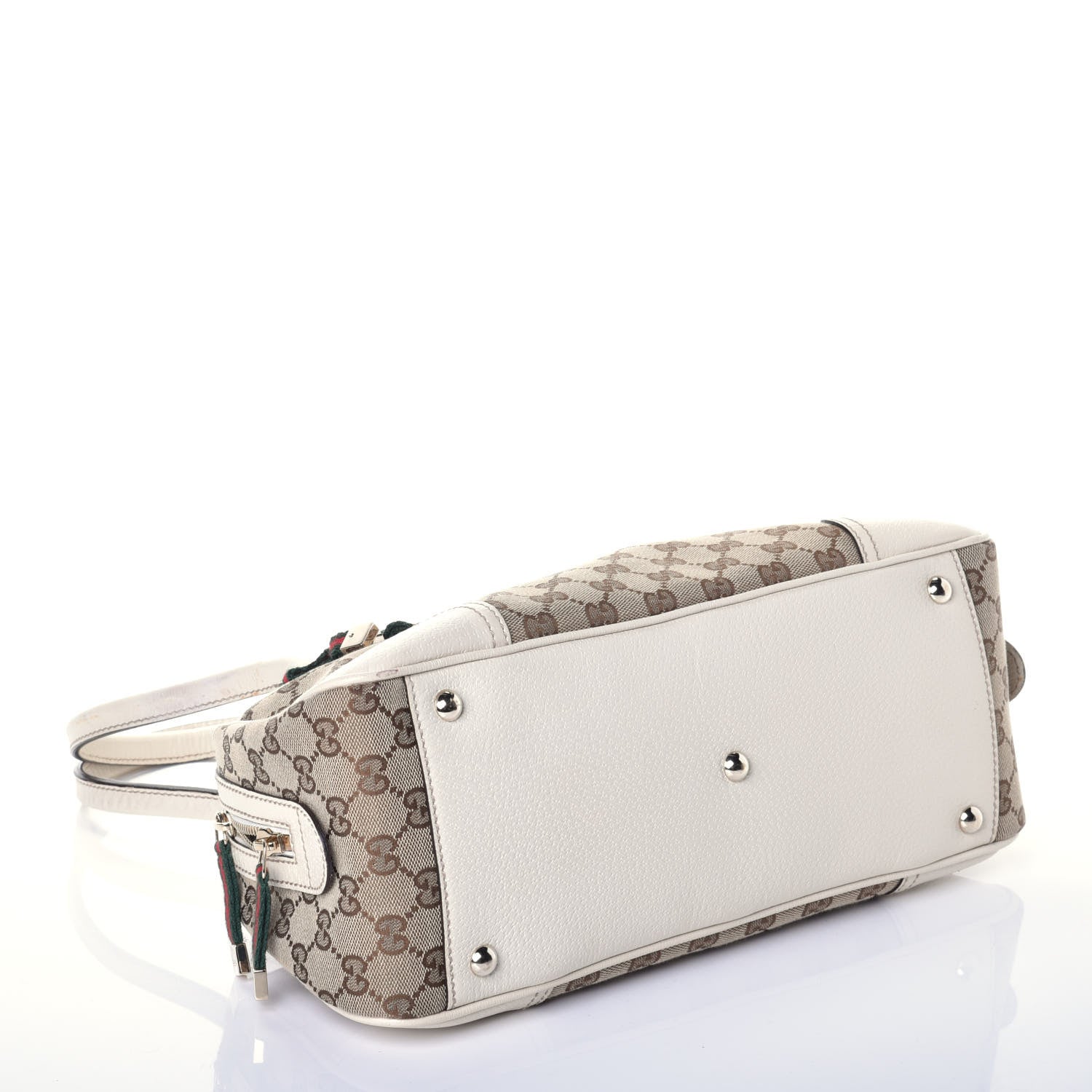 Gucci Monogram Small Princy Satchel Off White 4 of 8