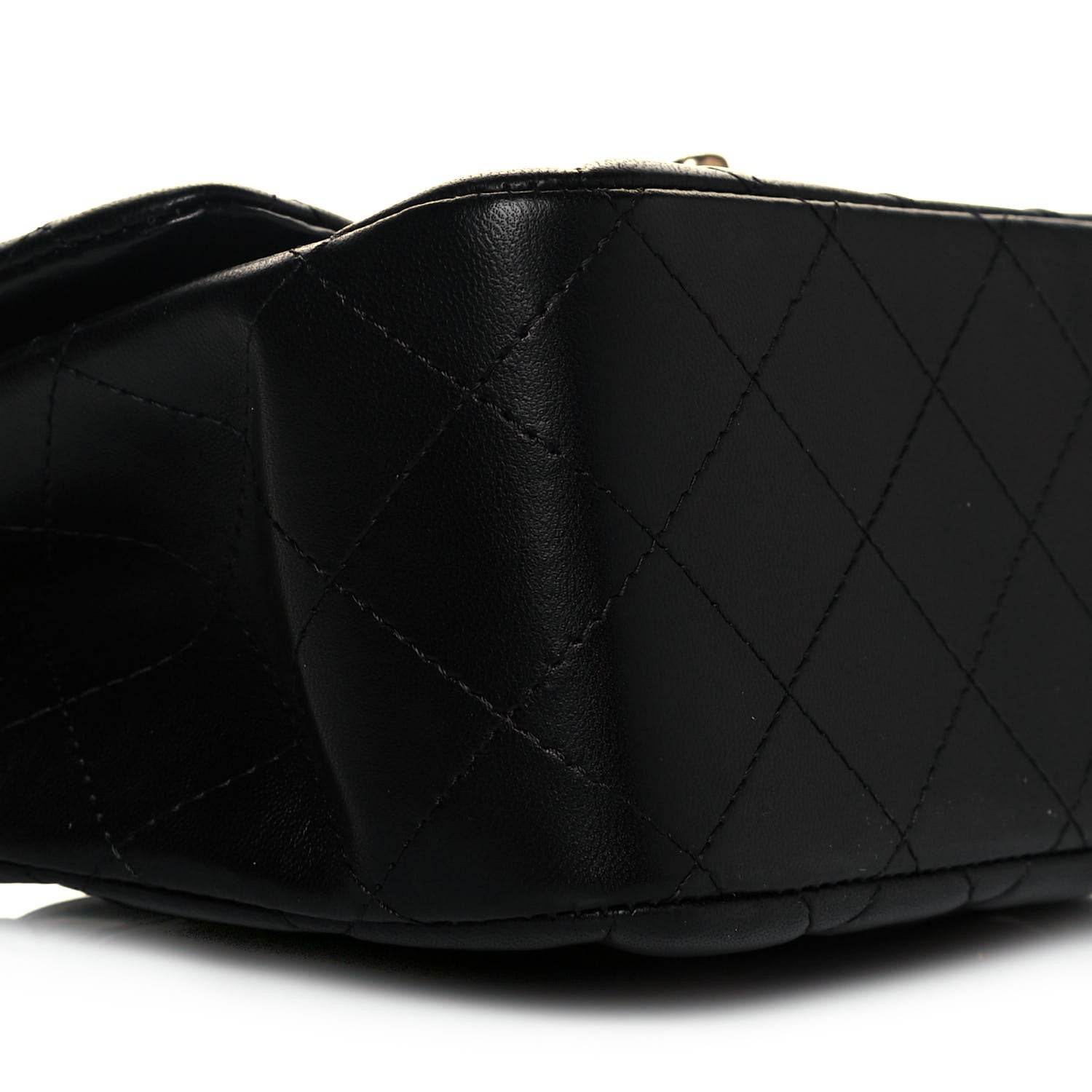 Chanel Lambskin Quilted Mini Square Flap Black 8 of 10