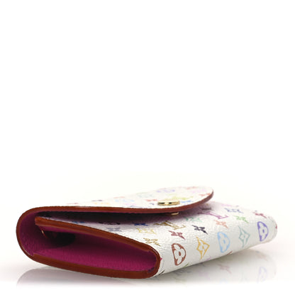 Louis Vuitton LV X TM Monogram Multicolor Rosalie Coin Purse White Kawaii Pink 4 of 6