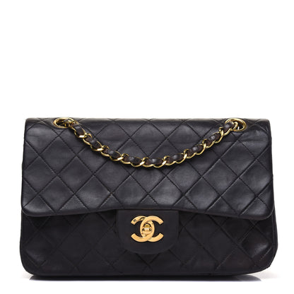 Chanel Lambskin Quilted Small Double Flap Black 1 of 24